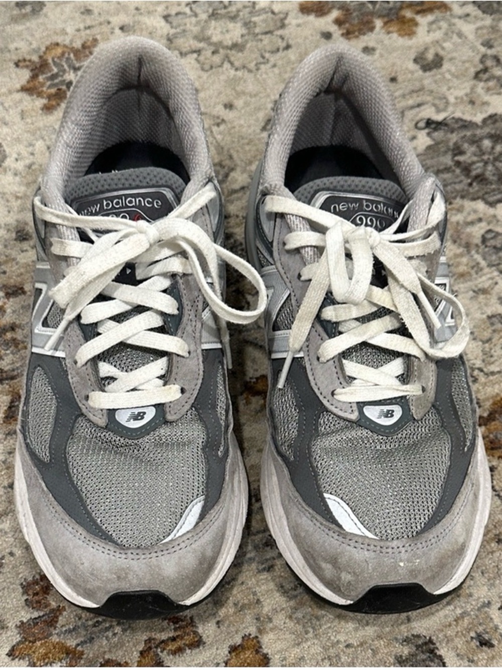New Balance Men's Grey 990 Classic Running Shoes